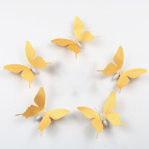 Recycle material Butterfly Simulative 3d Wedding Photography  Window  Wall Decoration Garden Magnet Stickers