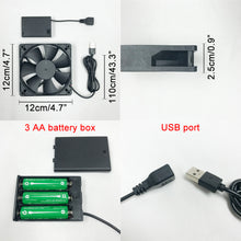 Load image into Gallery viewer, Cordless Battery Powered Cooling Fans Portable USB Fans for Travel