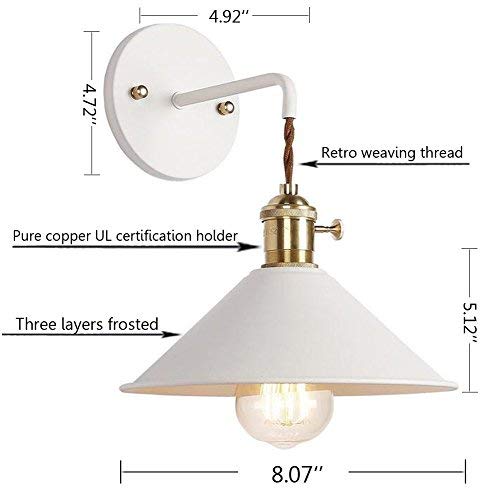 Nordic Wall Sconce with Plug and on/Off Switch – Nunu Lighting