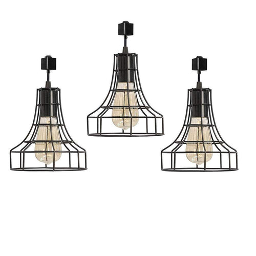 Rustic Adjustable Industrial Track Light 3pcs