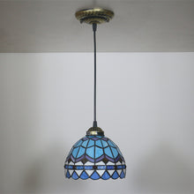 Load image into Gallery viewer, Hardwired Tiffany Style Pendant Antique Lighting Fixture for Kitchen