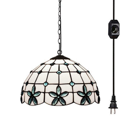 Perfect Vintage Swag Pendant Lights with 15 Ft Plug in Cord