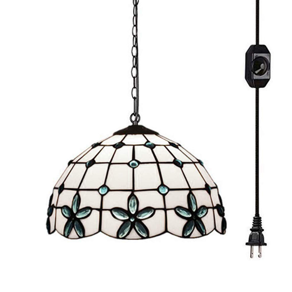Perfect Vintage Swag Pendant Lights with 15 Ft Plug in Cord