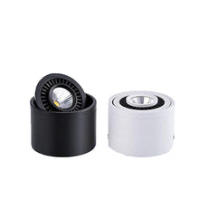Load image into Gallery viewer, 5W LED Barrel Type  5.9ft On/Off Foot Pedal Switch Cord Wall Spotlight Black/White