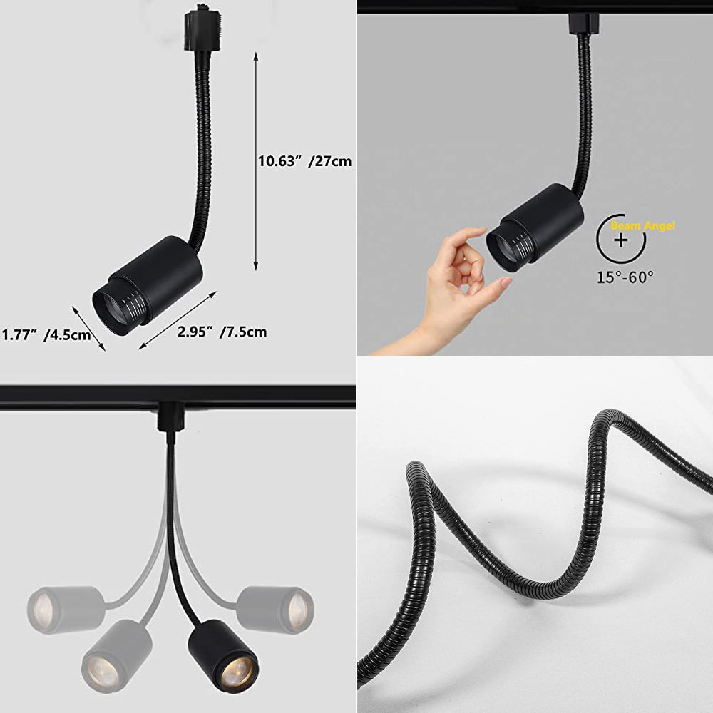 Track Header Light Track Head Light Adjustable Aluminum Spotlight COB LED Light – Nunu ...