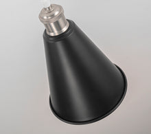 Load image into Gallery viewer, Rotatable Tilt Adjusted Track Head Light Matte Nickel Base Cone Metal Black Outer Gold Inner Shade Retro Design