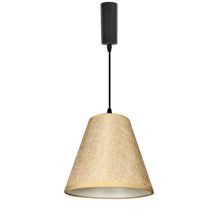 Load image into Gallery viewer, Track Pendant Lights Freely Adjustable Cord Cloth Shade Loft Hallway Lamp