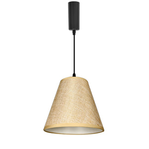 Track Pendant Lights Freely Adjustable Cord Cloth Shade Loft Hallway Lamp