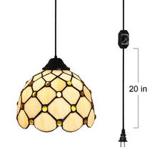 Load image into Gallery viewer, Tiffany Plug-in Swag Mini Pendant Light