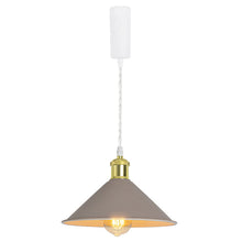 Load image into Gallery viewer, Track Pendant Lights Freely Adjusted Cord Gold Base Metal Shade