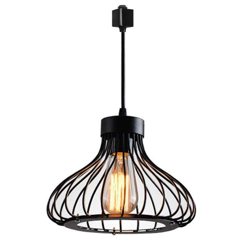 Retro Industrial Metal Pail Track Light Pendants