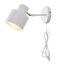 Load image into Gallery viewer, Rustic State Industrial Look Adjustable Wall Reading Task Wall Llight (White)