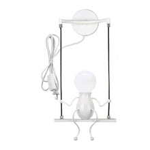 Load image into Gallery viewer, Simple Fashion Doll Swing Children Wall Lamp Black/White