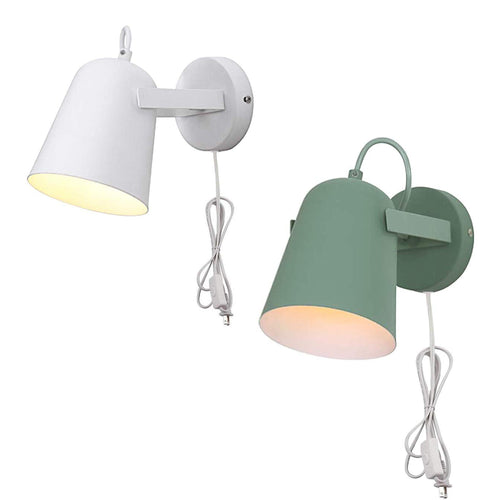 Modern Bedside Reading White/Green Wall lamp 1pc