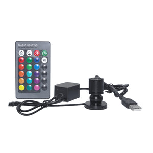 Cabinet Light for Display RGB LED Mini Accent Light with Remote