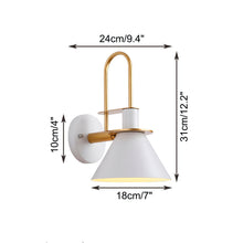 Load image into Gallery viewer, Remote Solar Power Gooseneck Stem Wall Sconce Multi-Color with 3.5V LED Bulb Button Switch