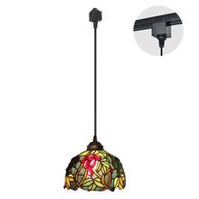 Load image into Gallery viewer, Tiffany Lampshade Restaurant  Decorative Track Pendant Light