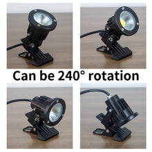 Load image into Gallery viewer, RGB LED Clip-on Spotlight Waterproof Board Light Color Changing Remote Control