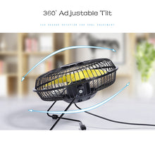 Load image into Gallery viewer, Motion Sensor Automatic Operated Portable Fan with USB Port Flexible Table Fan