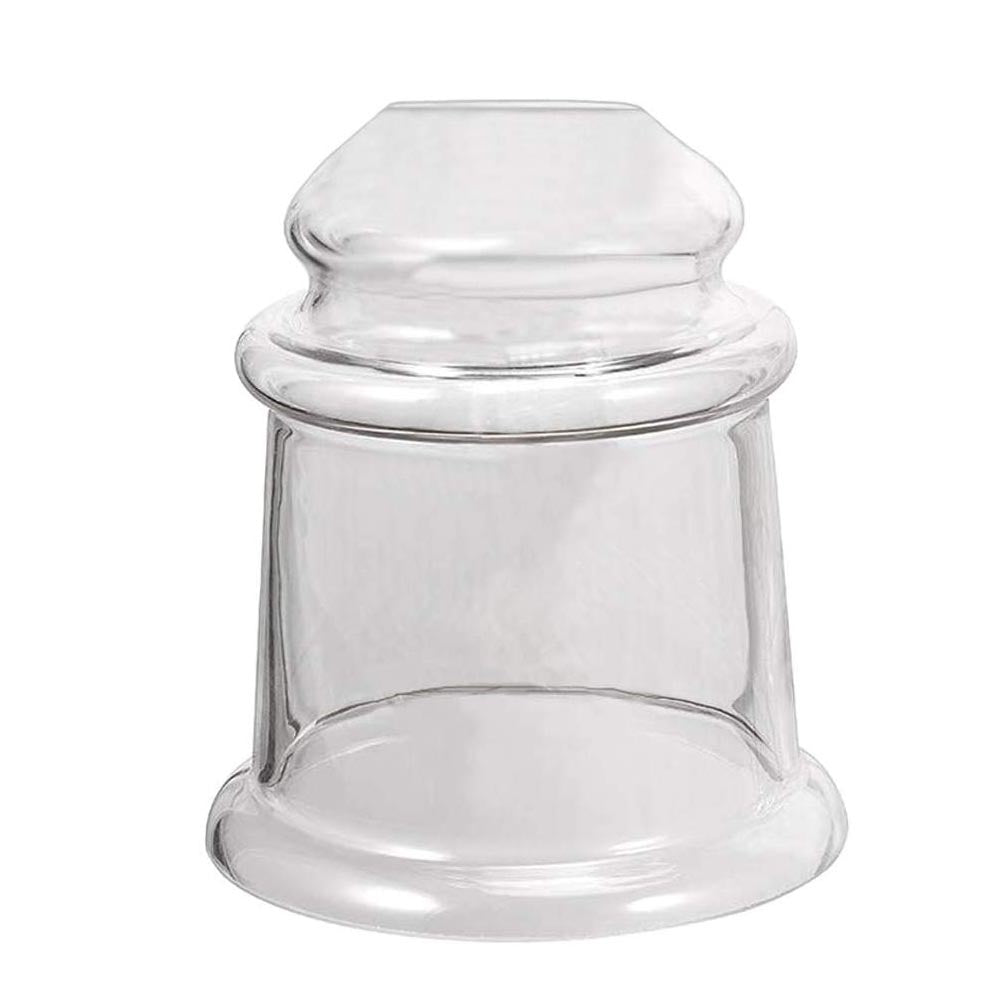 Kiven One Glass Jar, Fixture Replacement Bell Clear Glass Shade
