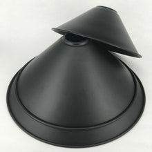 Load image into Gallery viewer, 4-Pack 8.7&quot; Iron Cone Lampshade Industrial Vintage Black Color