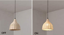 Load image into Gallery viewer, Creative Retro Rattan Lampshade Plug-in Pendant Light On/Off Dimmer Switch