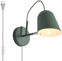 Load image into Gallery viewer, Modern Green/ Black Adjustable Wall Lamp