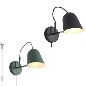 Modern Green/ Black Adjustable Wall Lamp