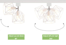 Load image into Gallery viewer, Hollow Metal Shade Track Light Rotatable Tilt Adjustable Accent Lighting Modern Design