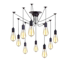 Load image into Gallery viewer, 10-Heads Pendant Light Antique Pendant light
