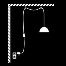 Load image into Gallery viewer, Simplicity Plug-in Antique Pendant Lighting