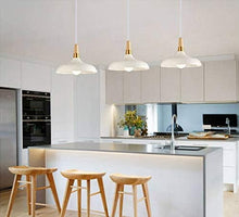 Load image into Gallery viewer, Wood Handle Dimmable Minimalist Style Track Pendant Light