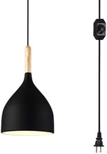 Load image into Gallery viewer, Swag Minimalist Plug-in Pendant Light Dimmable