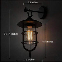 Load image into Gallery viewer, Plug-in  Industrial Vintage Style  Wall lamp