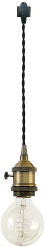 H-Type Minimalist Retro Edison Style Track Pendent Llight