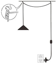 Load image into Gallery viewer, Tiffany Retro Deer Shadow Art Handmade Glass Shade Iron Chain Pendent light