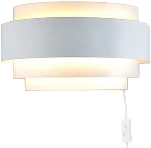 Modern LED Plug-in Wall Light  with On/Off Switch
