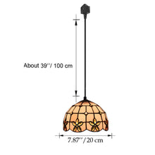 Load image into Gallery viewer, Antique Tiffany Track Pendant Light