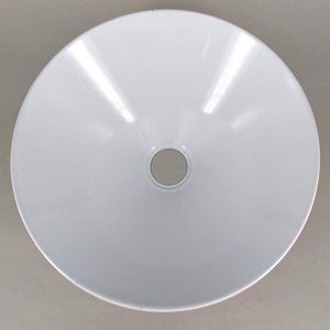 4-Pack 8.7" Metal Bulb Guard Iron Cone Light Holder Colourful Decorative Lamp Shade Macaron Grey