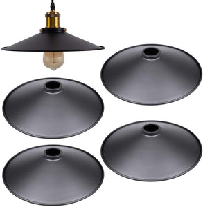 4-Pack 11.8" Classic Bulb Guard Iron Cone Lamp Shade for Wall lamp Wall Sconce