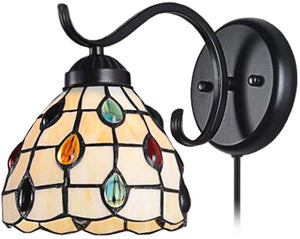 Tiffany Stained Glass Corridor Wall Lamp