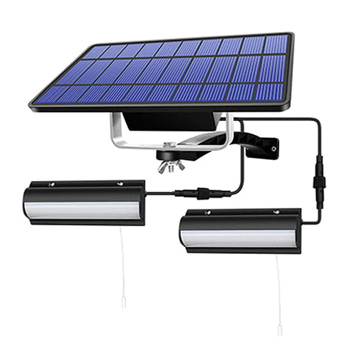 Solar Powered Wall Sconce with Automatic On/Off Sensor LED Light