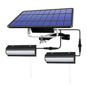 Solar Powered Wall Sconce with Automatic On/Off Sensor LED Light