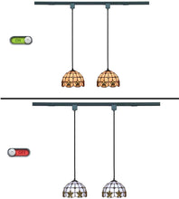 Load image into Gallery viewer, Antique Tiffany Track Pendant Light