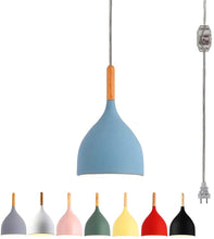 Load image into Gallery viewer, Swag Minimalist Plug-in Pendant Light Dimmable