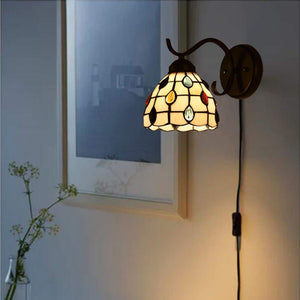 Tiffany Stained Glass Corridor Wall Lamp