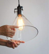 Load image into Gallery viewer, Plug-in Glass Shade Pendant Lighting