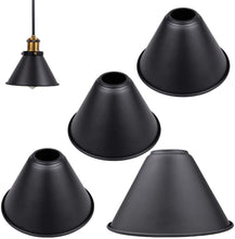 Load image into Gallery viewer, 4-Pack 7.08&quot; Antique Metal Bulb Guard Iron Black  Light Shade for Wall Lamp