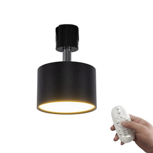 Dimmable Track Spotlight Adjustable Downlight Built-in LED with Remote