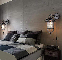 Load image into Gallery viewer, Plug-in  Industrial Vintage Style  Wall lamp